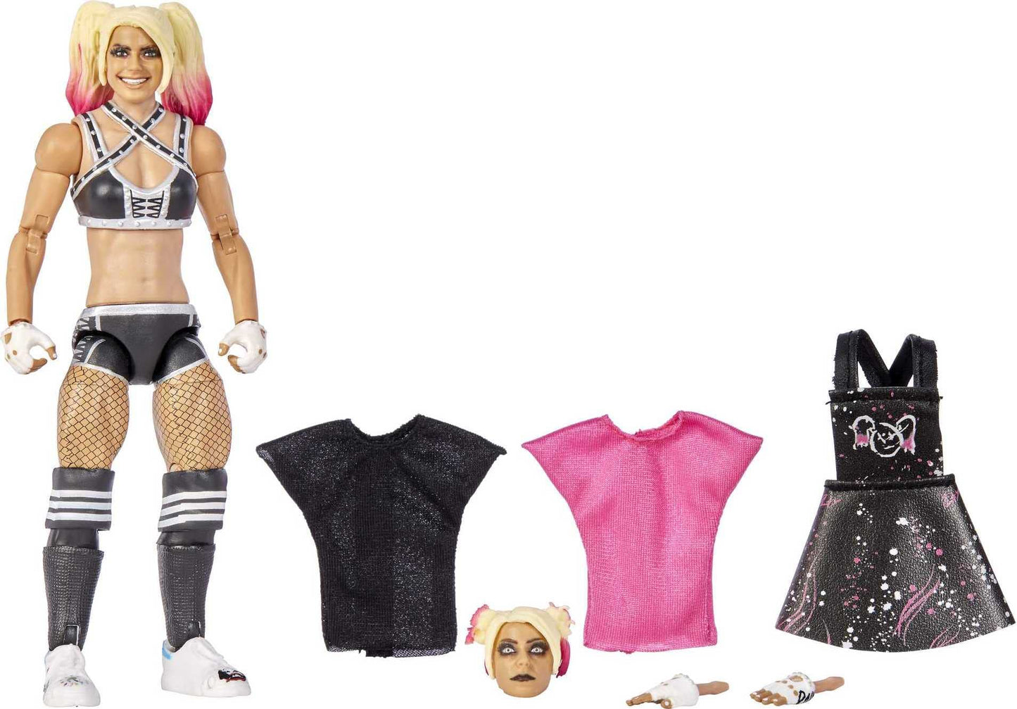 Mattel WWE Alexa Bliss Ultimate Edition Action Figure – 6-Inch Collectible, 30+ Articulation, Swappable Heads & Entrance Gear