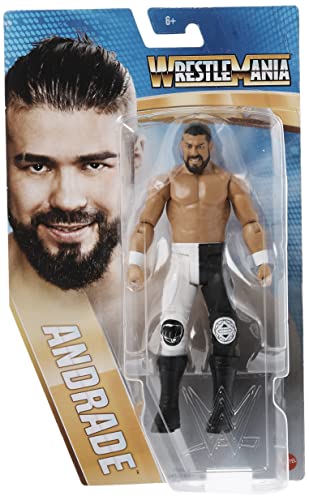 Mattel WWE WrestleMania 37 Andrade Action Figure – 6-Inch Posable Collectible, Gift for Ages 6+