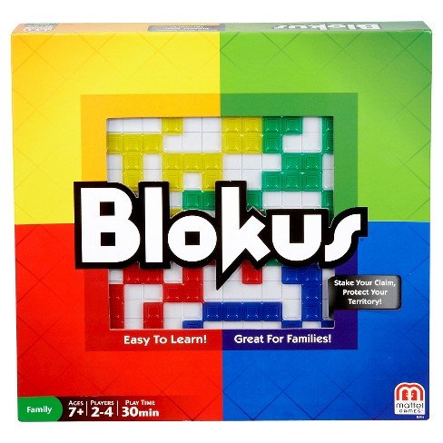 Mattel Blokus Game — Family Strategy Board Game for All Ages