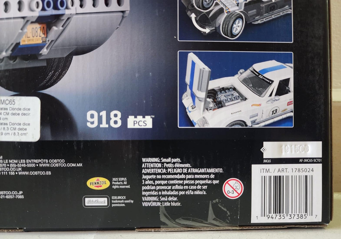 Mattel Brick Shop: Cadillac GTP Hypercar & Corvette Grand Sport – 1,154 Pieces