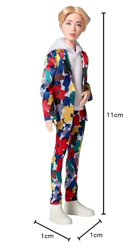 Mattel BTS Jin Fashion Doll – 11-Inch Articulated Idol Suit