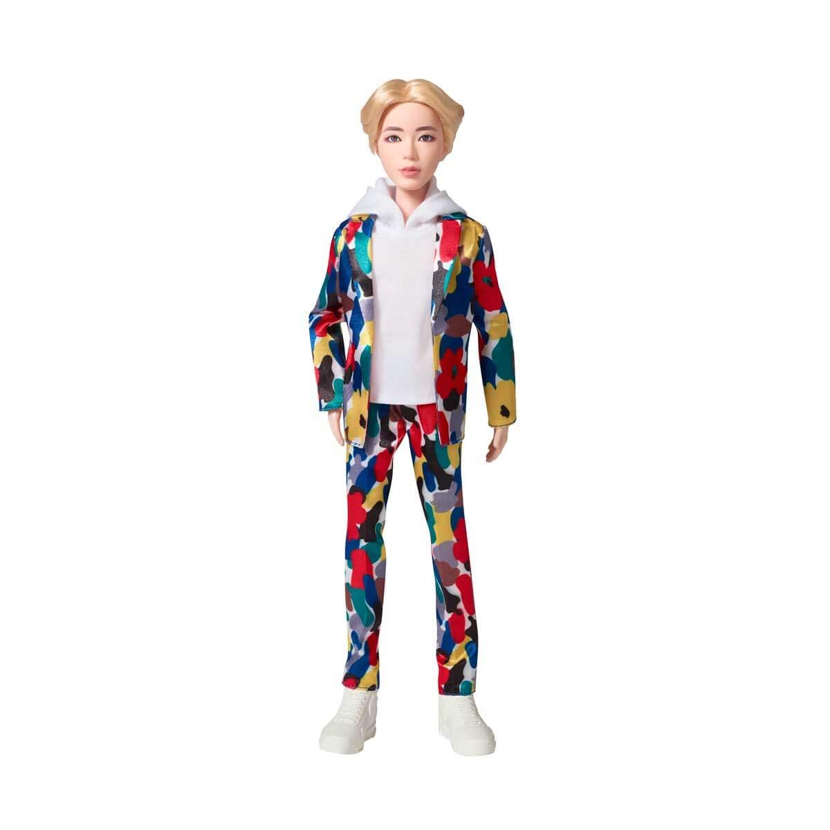 Mattel BTS Jin Fashion Doll – 11-Inch Articulated Idol Suit
