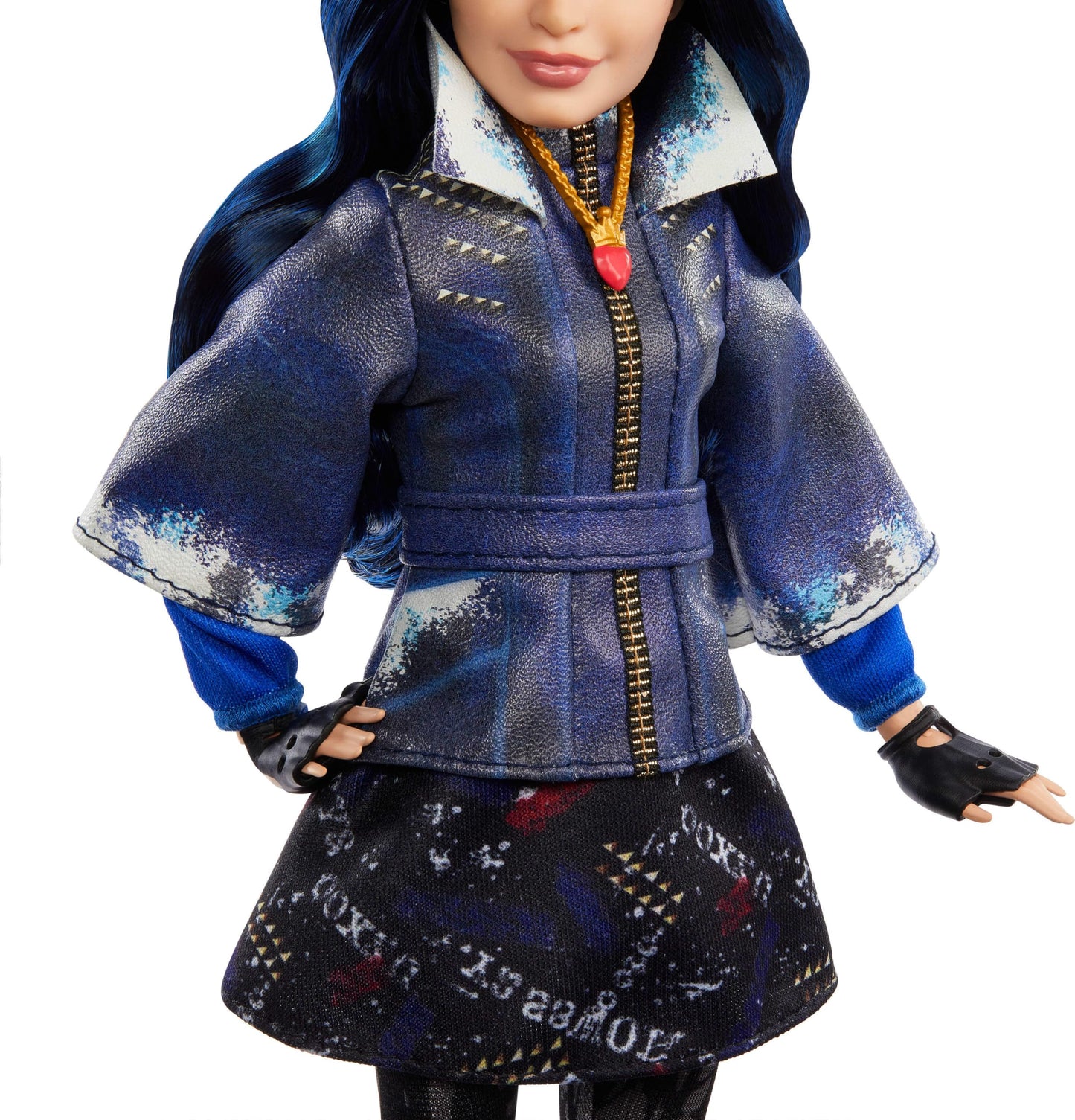 Mattel Descendants Evie Isle of the Lost 10th Anniversary Fashion Doll – Removable Outfit & Magic Mirror
