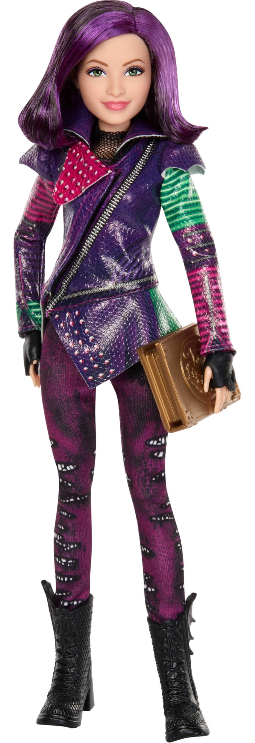 Mattel Descendants Mal Isle of the Lost Tenth Anniversary Fashion Doll – Removable Outfit & Spell Book