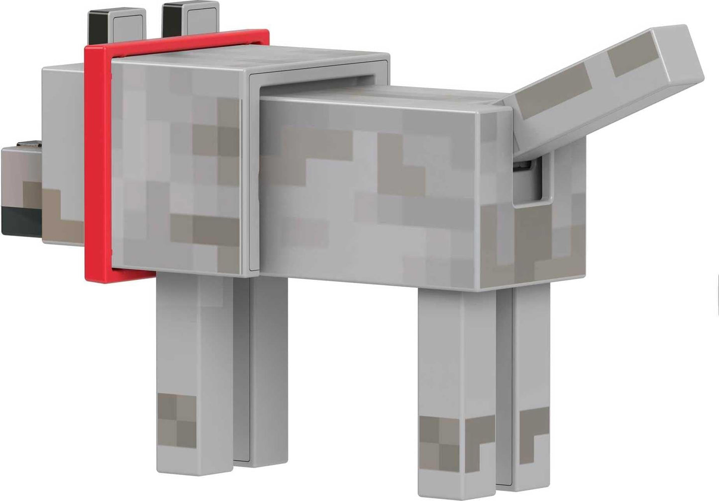 Mattel Minecraft Diamond Level Wolf Figure – 5.5-Inch Collectible with Diamond Accessories