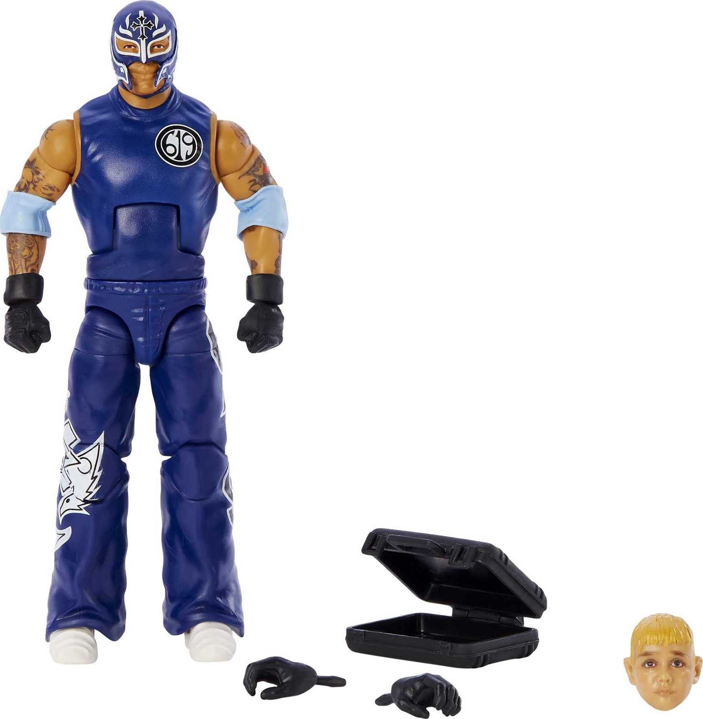 Mattel WWE Rey Mysterio SummerSlam Elite Figure | Dominik Mysterio Build-A-Figure Parts