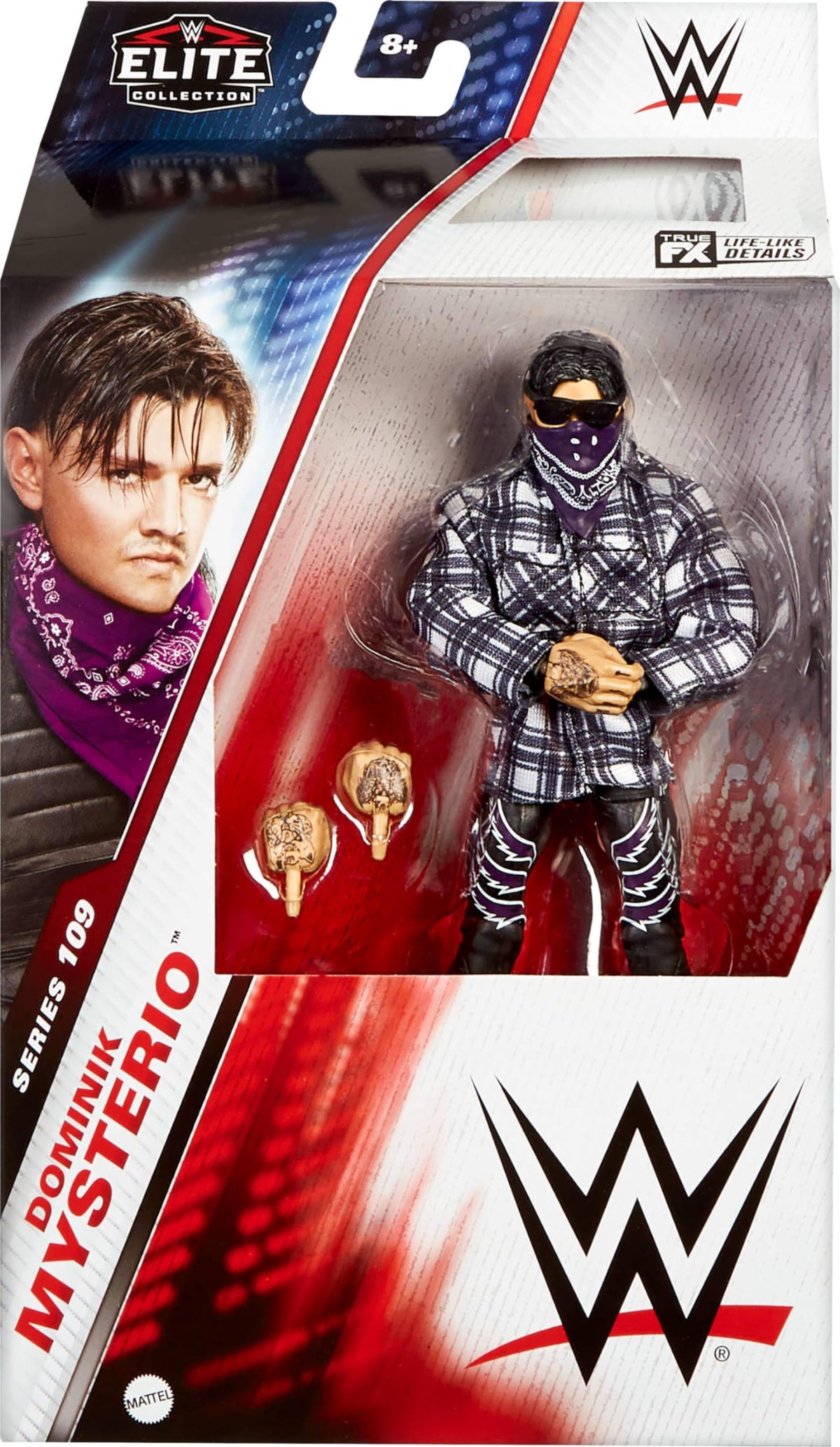 Mattel WWE Elite Series 109 Dominik Mysterio 6-Inch Action Figure – 25 Points of Articulation