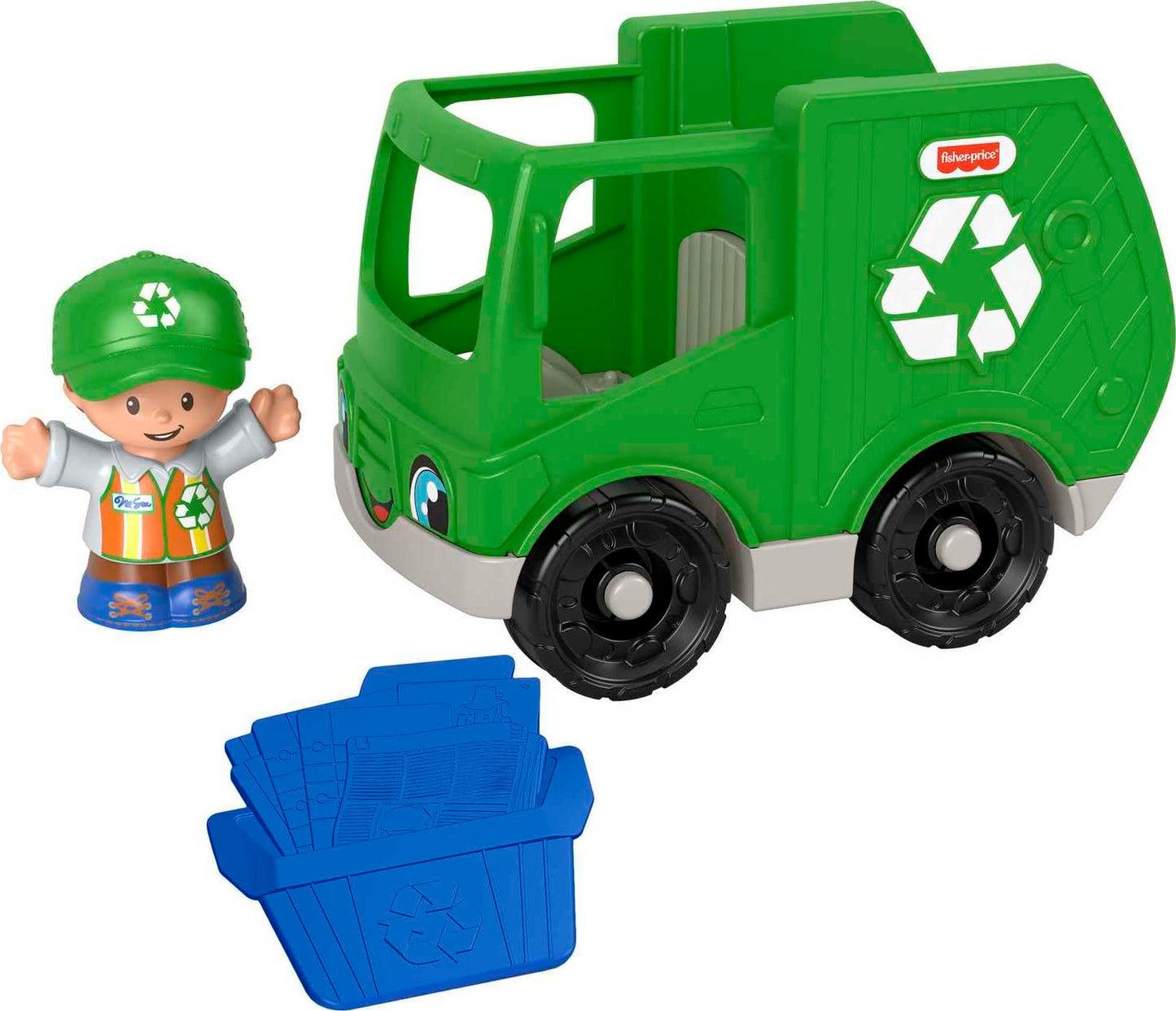 Fisher-Price Little People Recycle Truck | Mattel Push-Along Toy for Toddlers 1–5