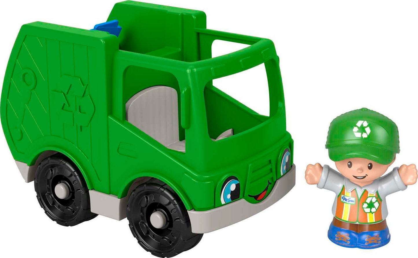 Fisher-Price Little People Recycle Truck | Mattel Push-Along Toy for Toddlers 1–5