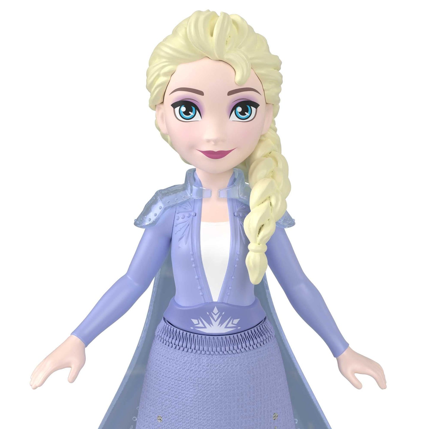 Mattel Frozen Elsa Small Doll – Movable Joints, Removable Skirt, Soft Cape