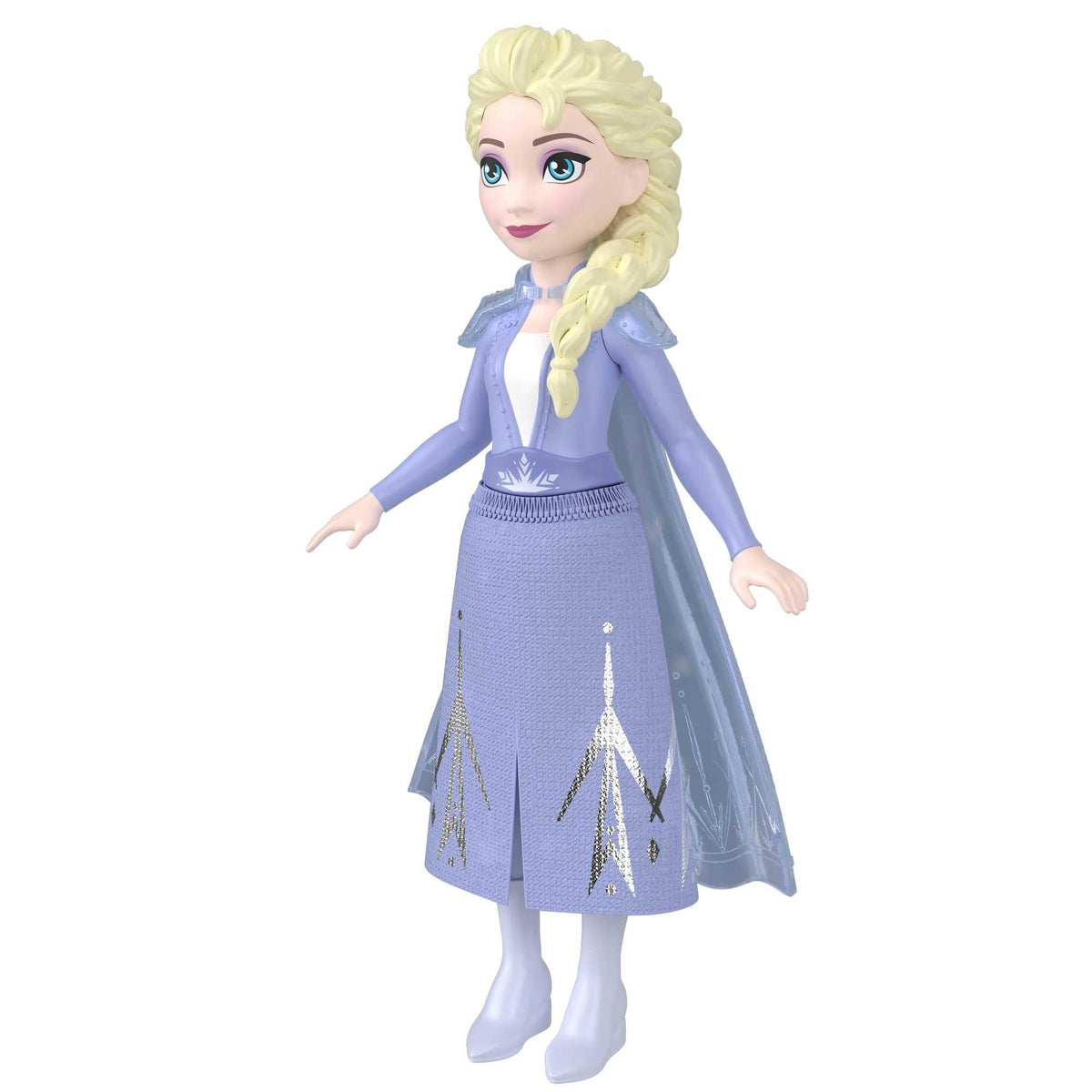 Mattel Frozen Elsa Small Doll – Movable Joints, Removable Skirt, Soft Cape