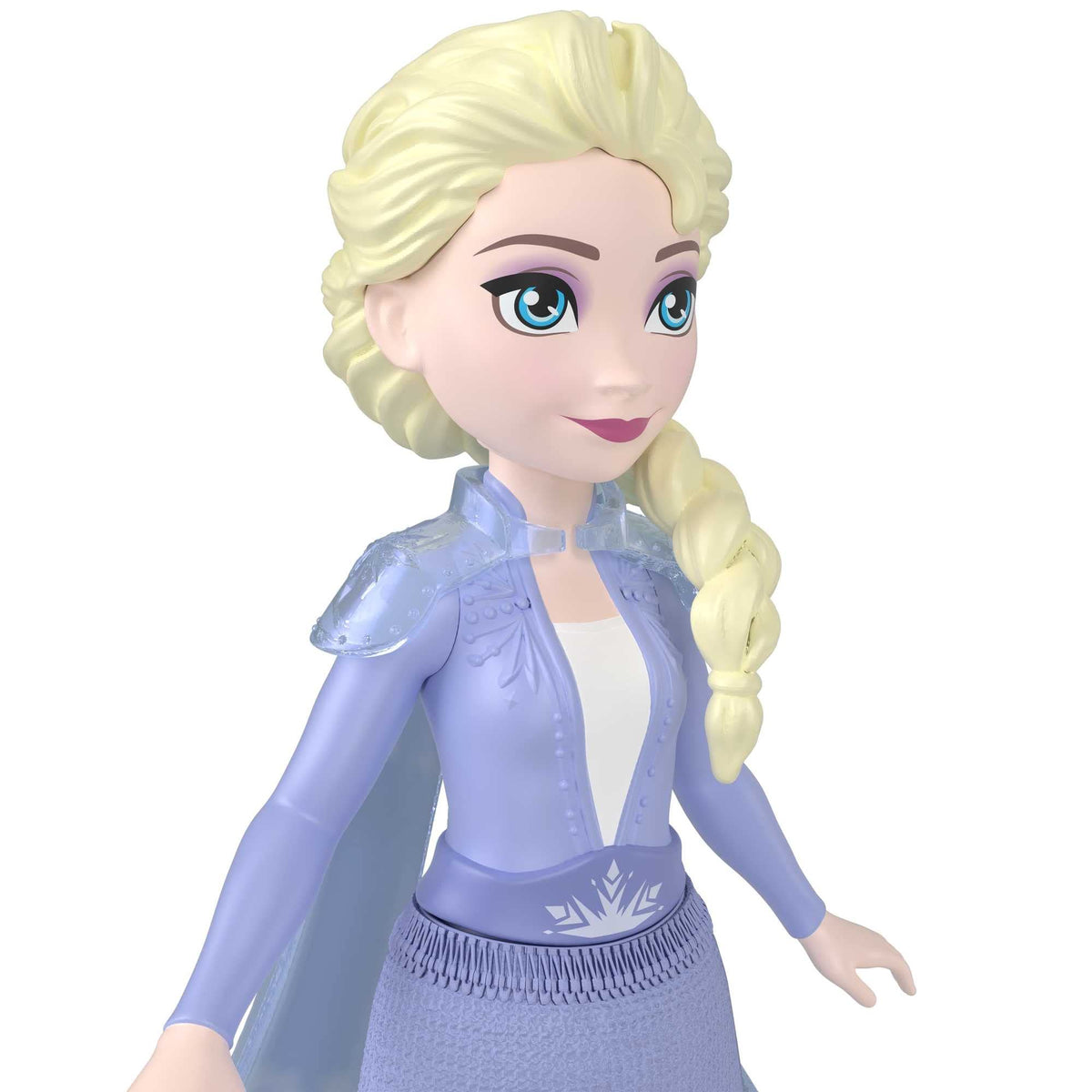 Mattel Frozen Elsa Small Doll – Movable Joints, Removable Skirt, Soft Cape