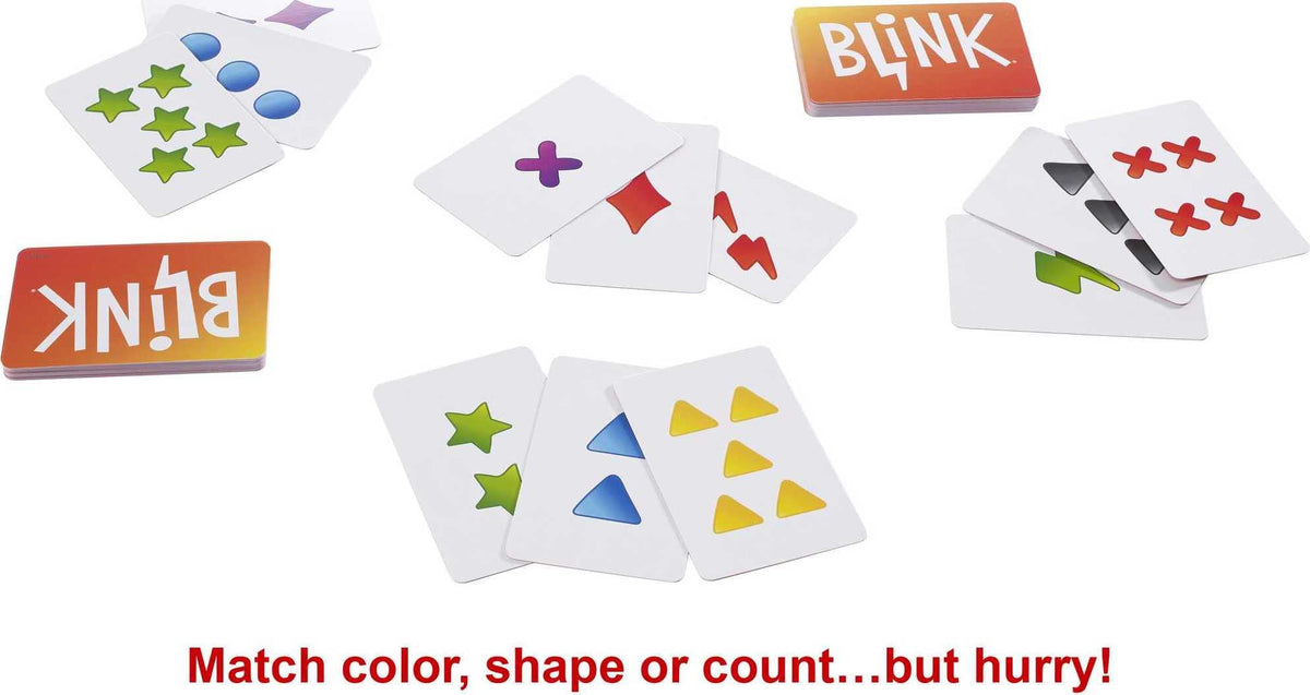 Mattel Games Blink Card Game in Collectible Tin – Fast-Paced Family & Party Play