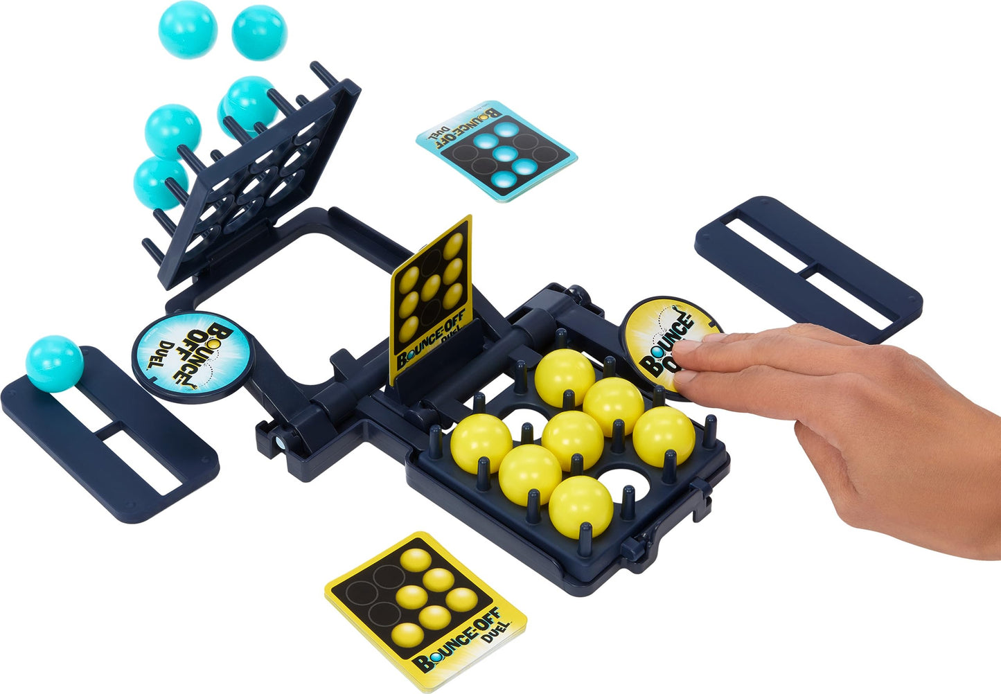 Mattel Games Bounce-Off Duel 2-Player Game – Fast-Paced Ball-Bouncing Challenge