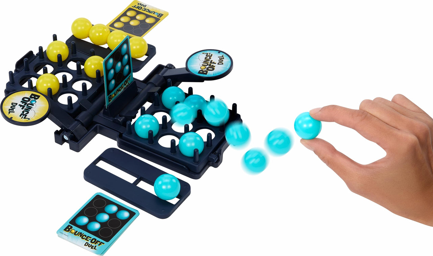 Mattel Games Bounce-Off Duel 2-Player Game – Fast-Paced Ball-Bouncing Challenge