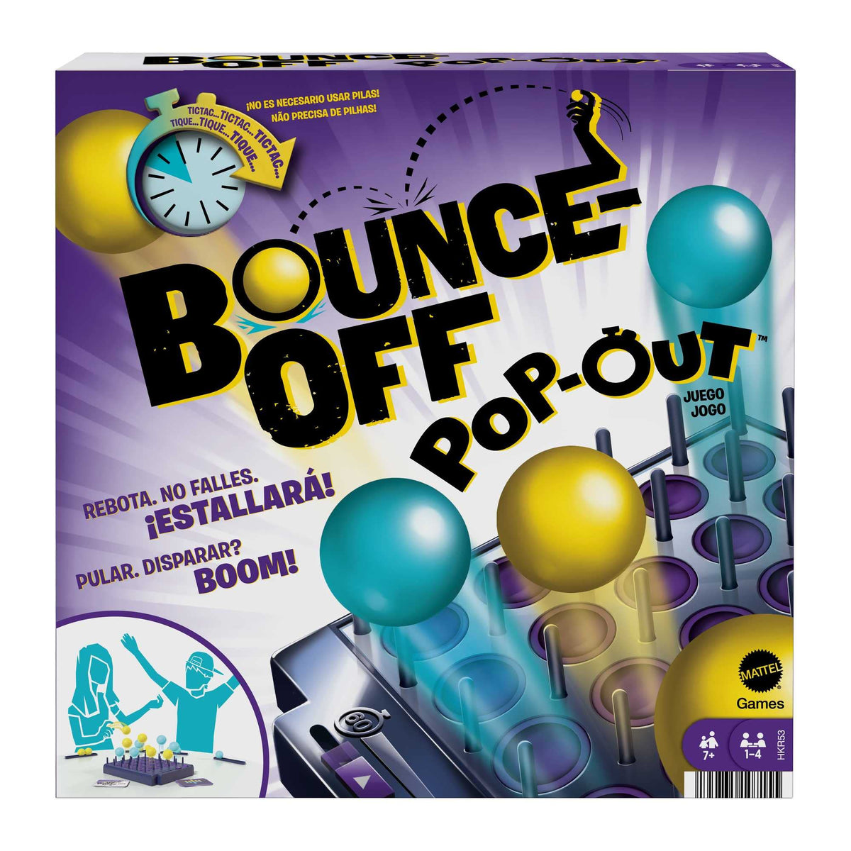 Bounce-Off Pop-Out Party Game by Mattel Games — Fast-Paced Family Fun
