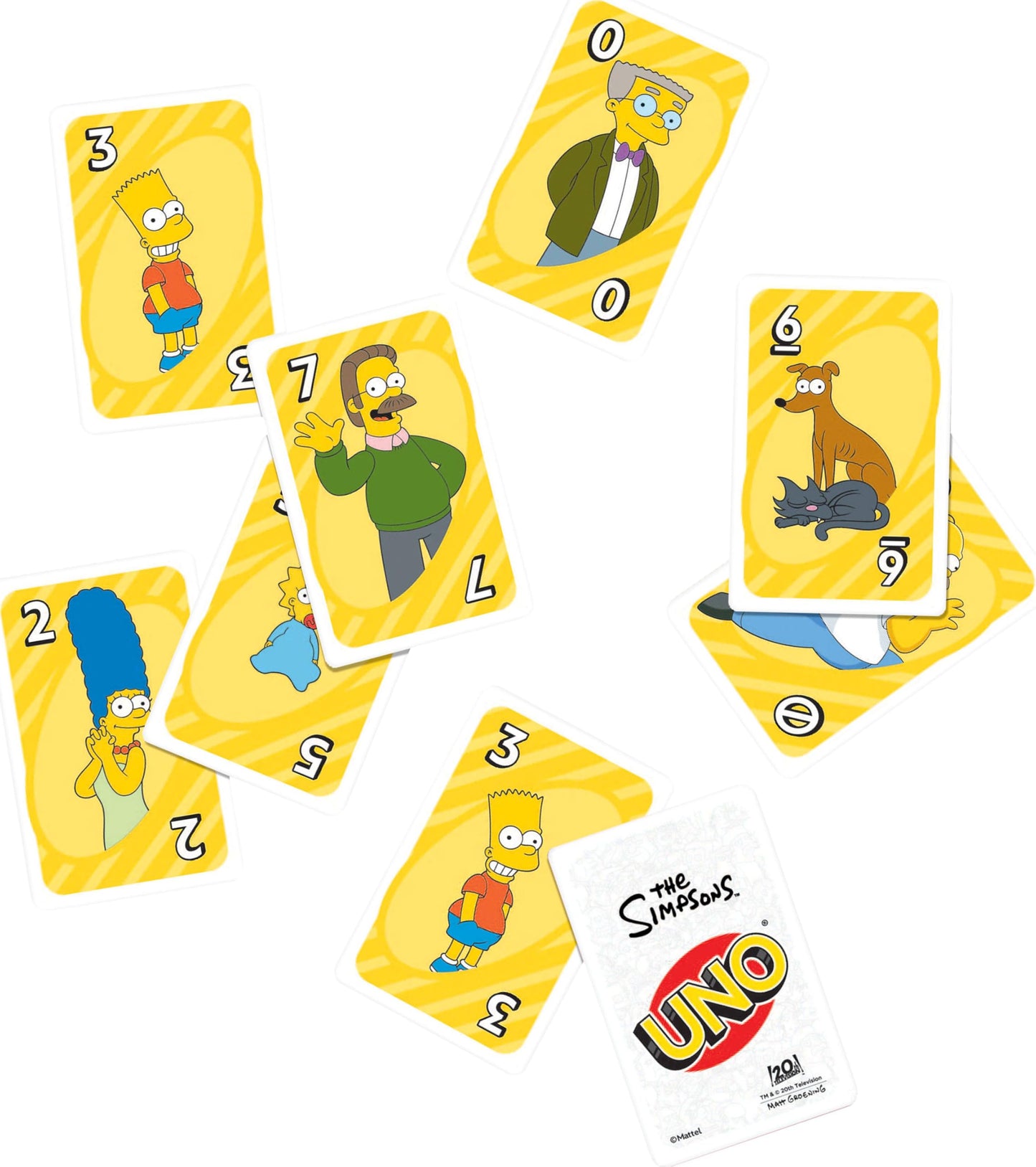 Mattel Games UNO The Simpsons Card Game – Family Nights, Parties & Travel