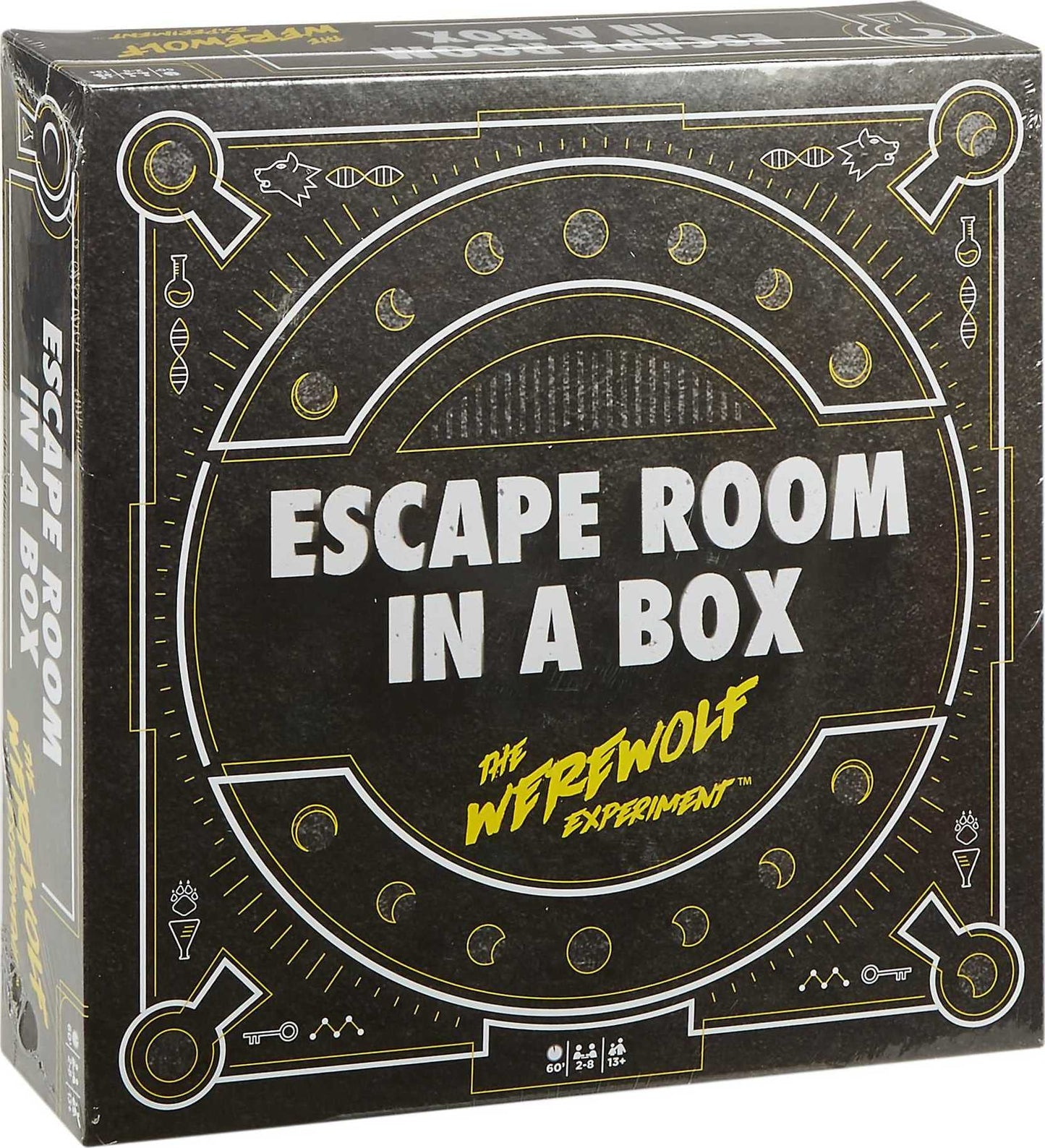 Mattel Games Escape Room in a Box: The Werewolf Experiment – Cooperative Puzzle Game for Teens & Adults, Alexa Compatible