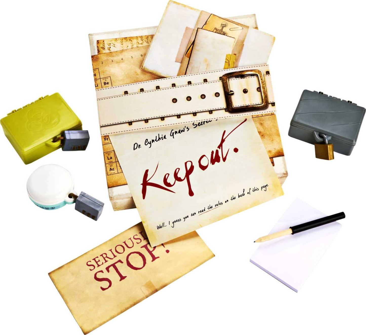 Mattel Games Escape Room in a Box: The Werewolf Experiment – Cooperative Puzzle Game for Teens & Adults, Alexa Compatible