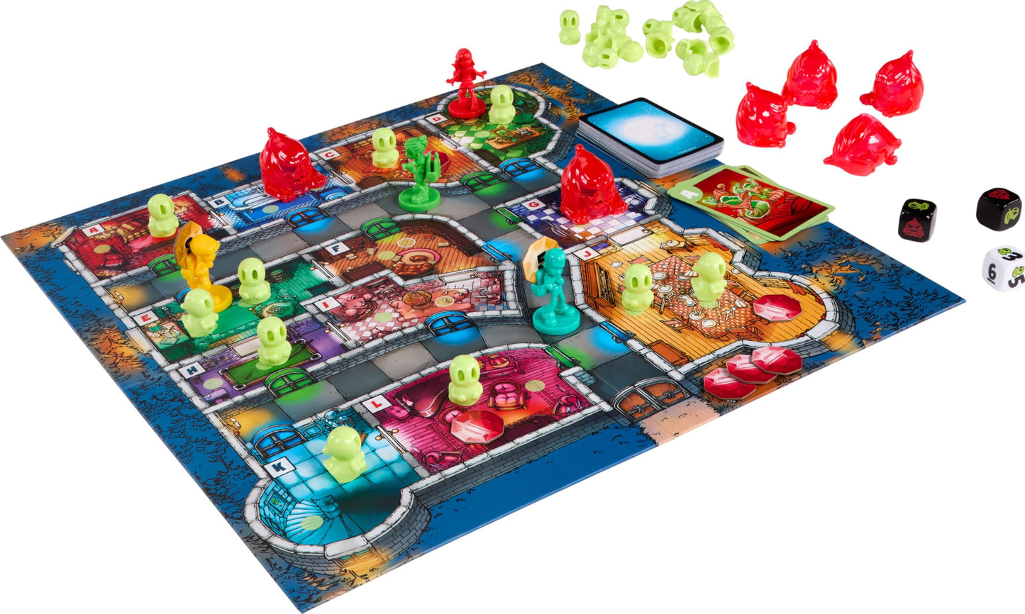 Mattel Games Ghost Fightin’ Treasure Hunters Anniversary Edition – Cooperative & Head Haunter Family Board Game (2-5 Players)