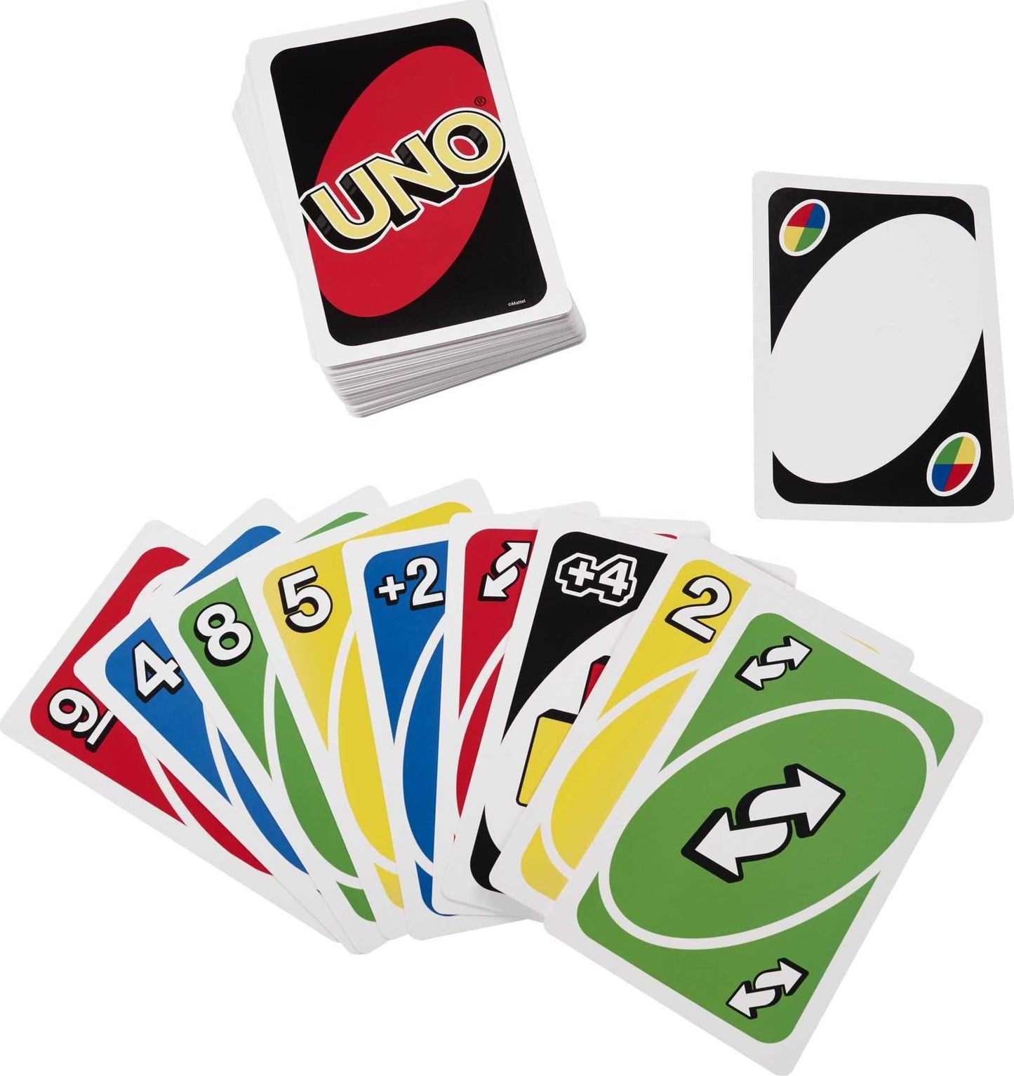 Mattel Games Giant UNO Card Game – Color-Blind Accessible, Customizable Large Deck for 2-10 Players