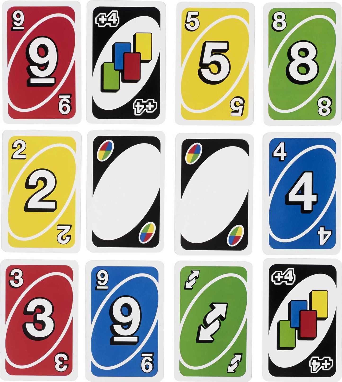 Mattel Games Giant UNO Card Game – Color-Blind Accessible, Customizable Large Deck for 2-10 Players