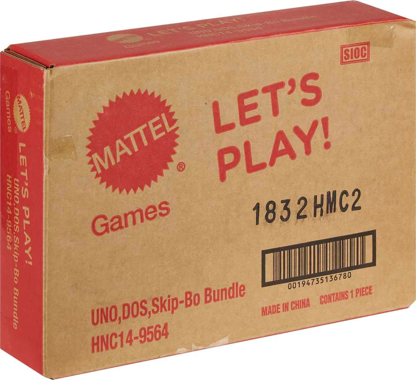 Mattel Games UNO, DOS & Skip-Bo Set – Travel Tin Card Games