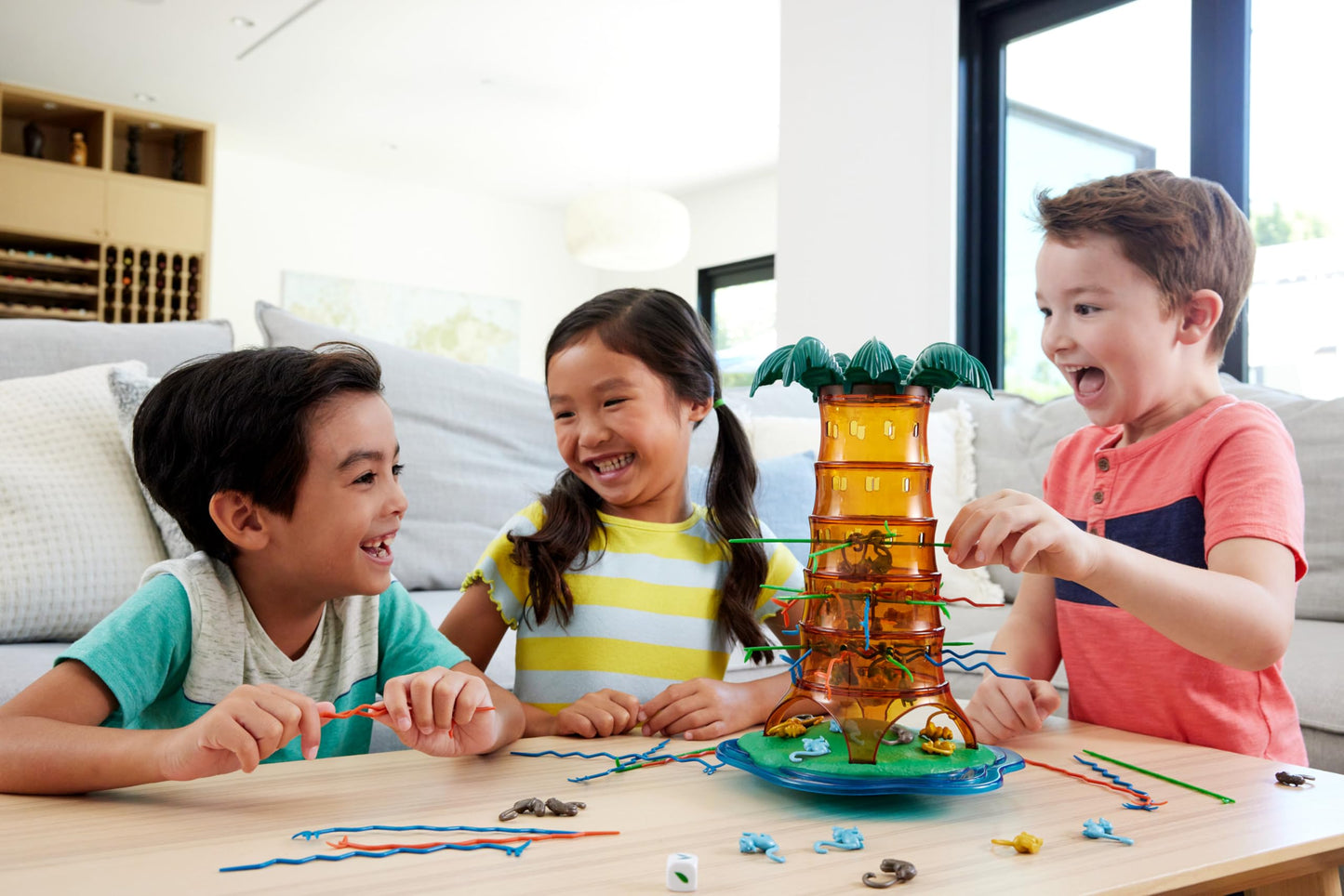 Mattel Games KerPlunk Rockin' Tree Party Game — Animal Pieces, Family Fun