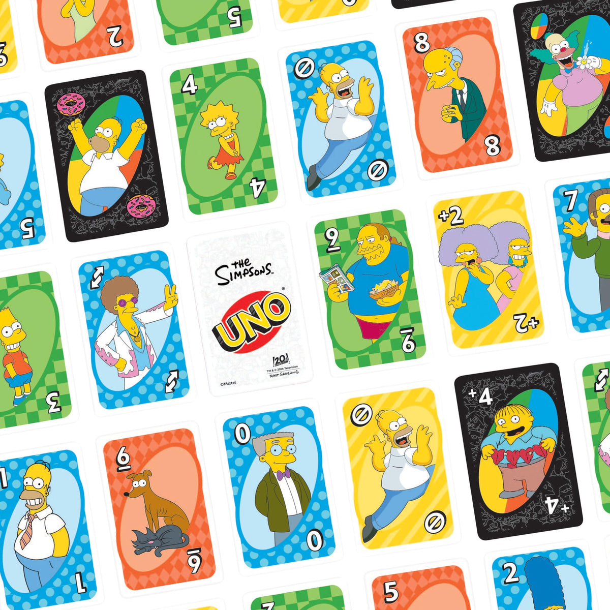 Mattel Games UNO The Simpsons Card Game – Family Nights, Parties & Travel