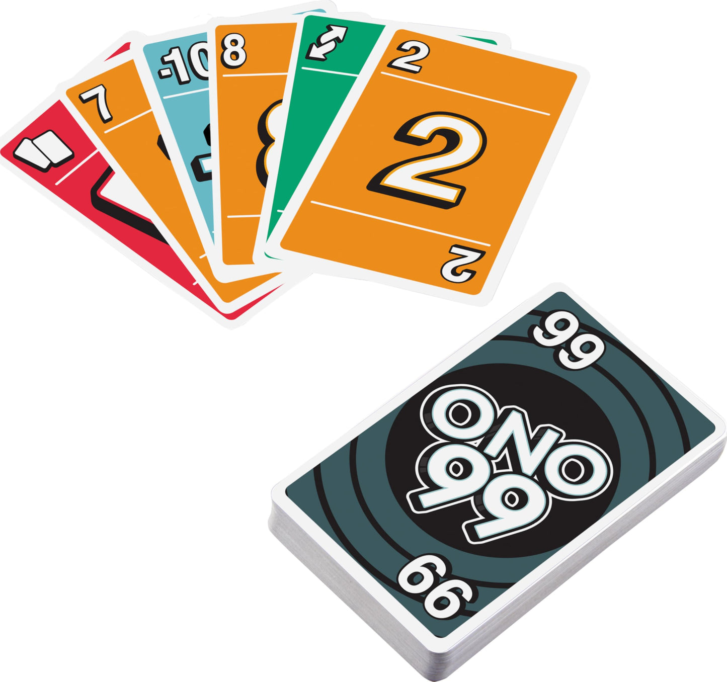 Mattel Games ONO 99 Card Game – Fast Family Card Game by UNO Makers