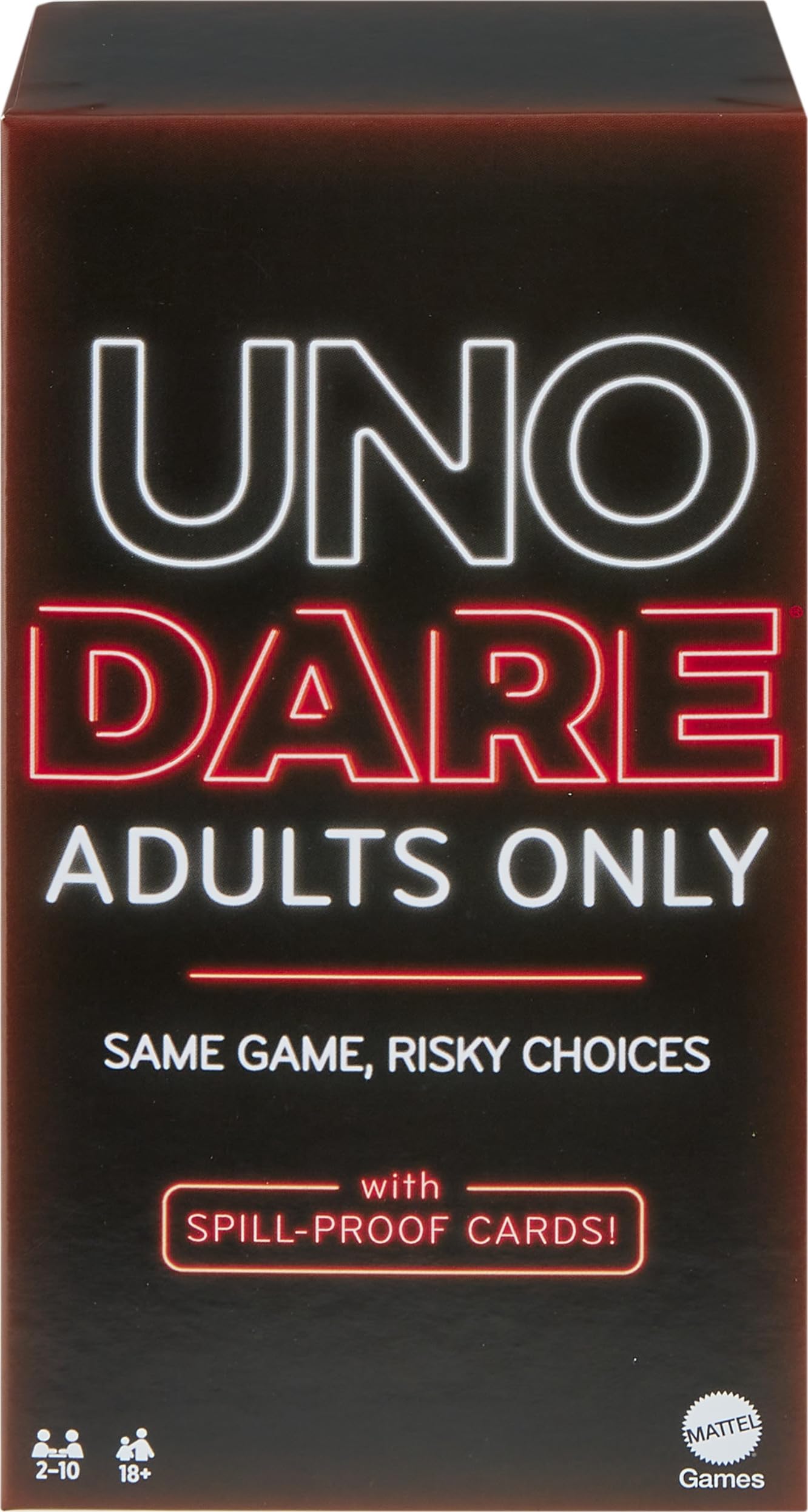 UNO Dare Adults-Only Card Game by Mattel Games – Game Night, Travel & Party