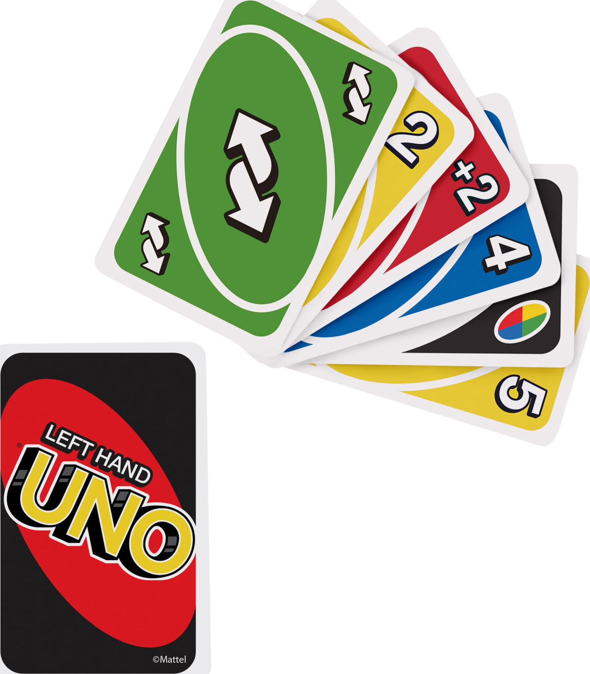 Mattel Games UNO Left-Handed Card Game in Collectible Tin | Family Night
