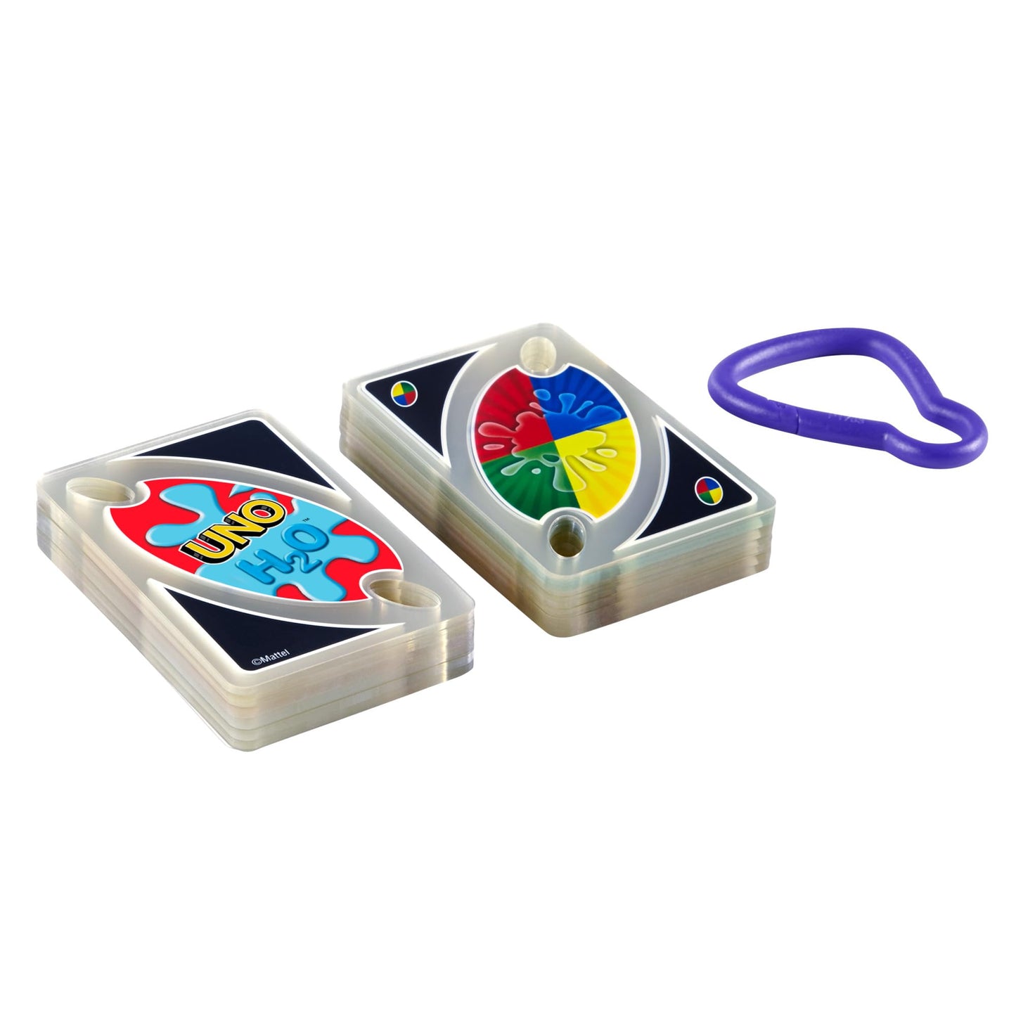 Mattel Games UNO H2O To Go - Water-Resistant Travel Card Game