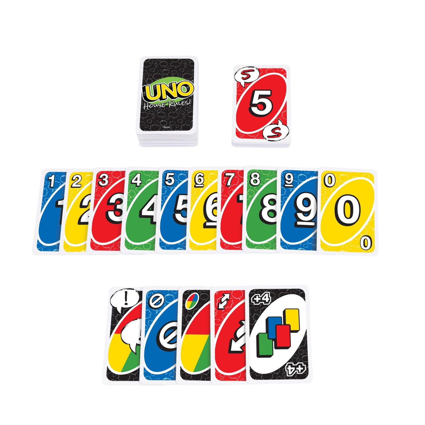 UNO House Rules Card Game by Mattel Games – Create Your Own Rules