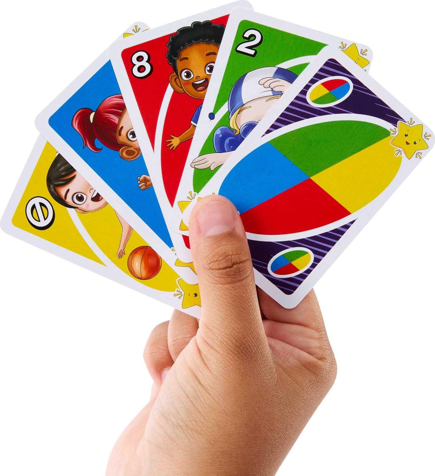 Mattel Games UNO Junior Move – Active Family Card Game for 2-4 Players