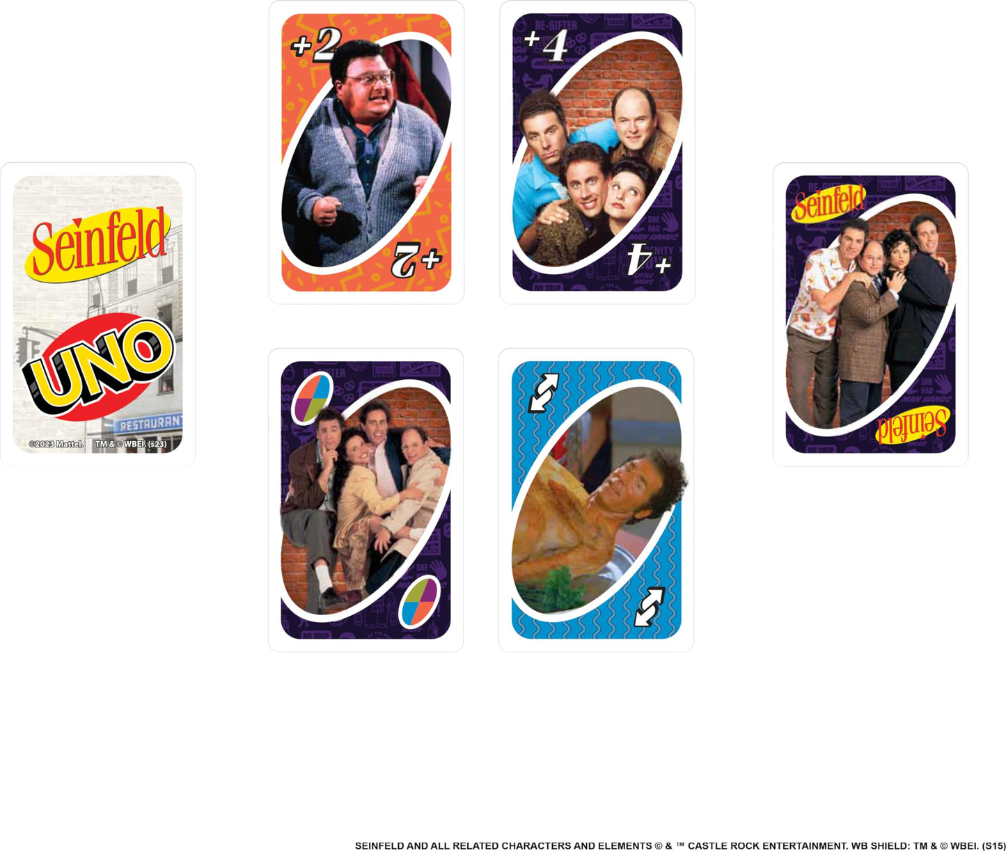 Mattel Games UNO Seinfeld Card Game – Collectible Deck & Special Rules for Family Nights