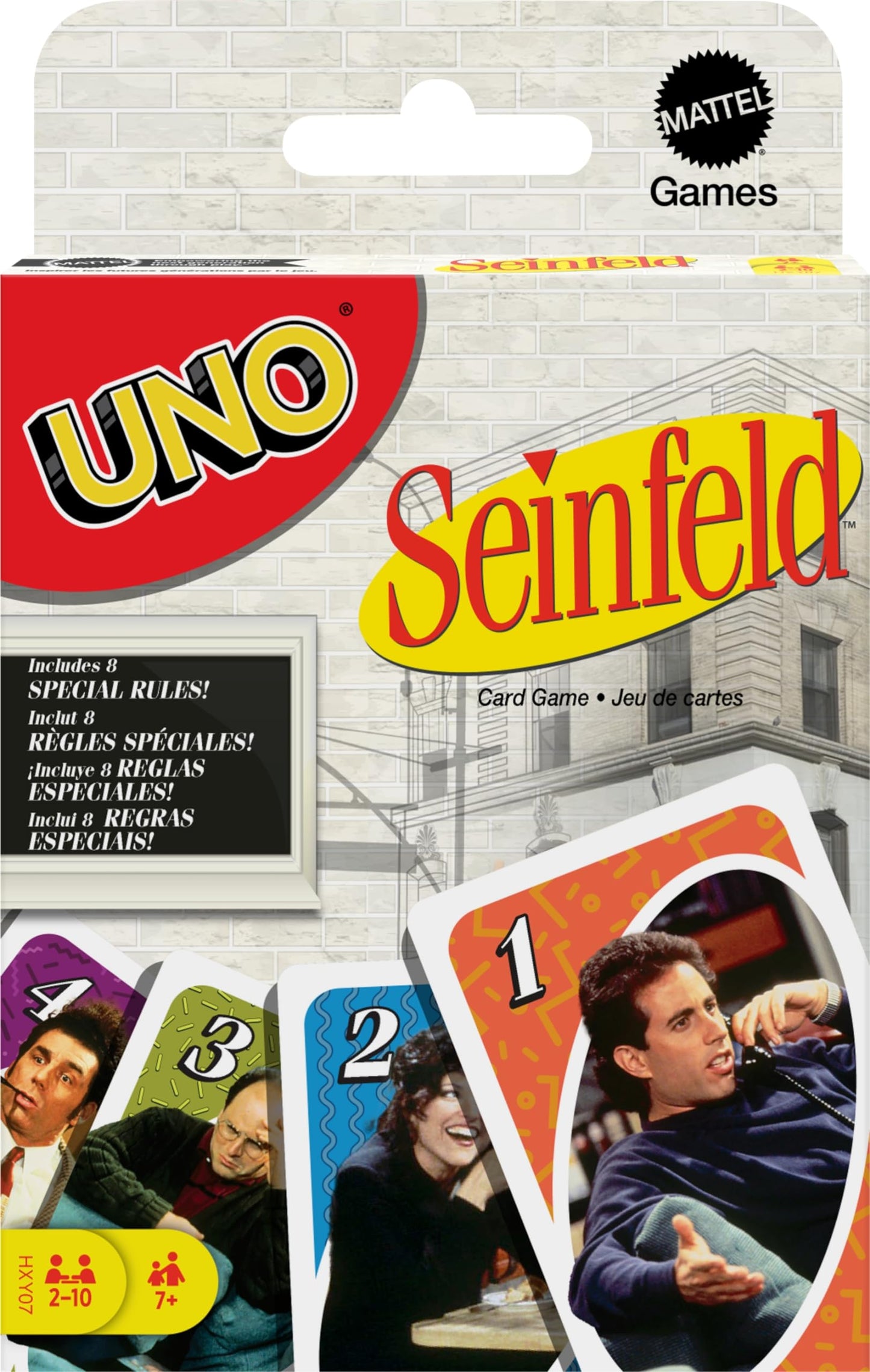 Mattel Games UNO Seinfeld Card Game – Collectible Deck & Special Rules for Family Nights