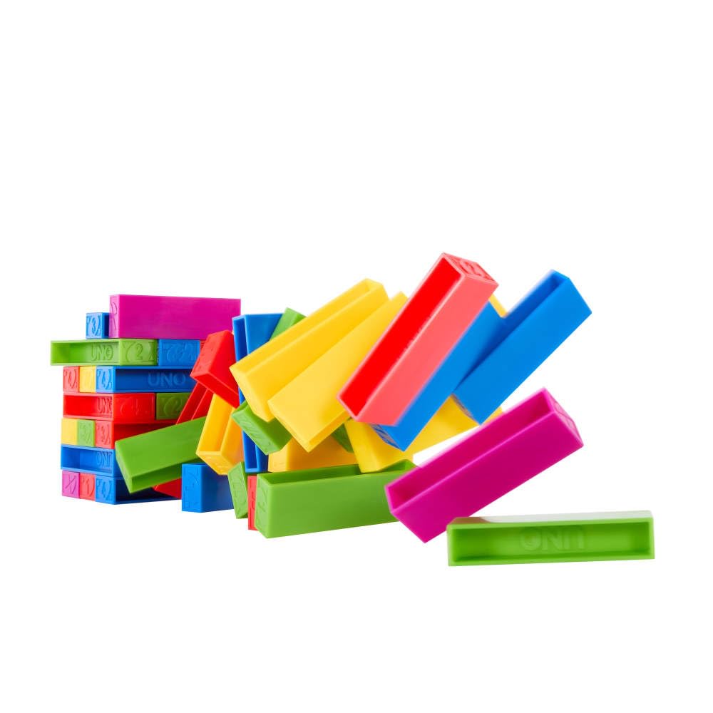 Mattel Games UNO Stacko: 45-Block Stacking UNO for Kids & Family