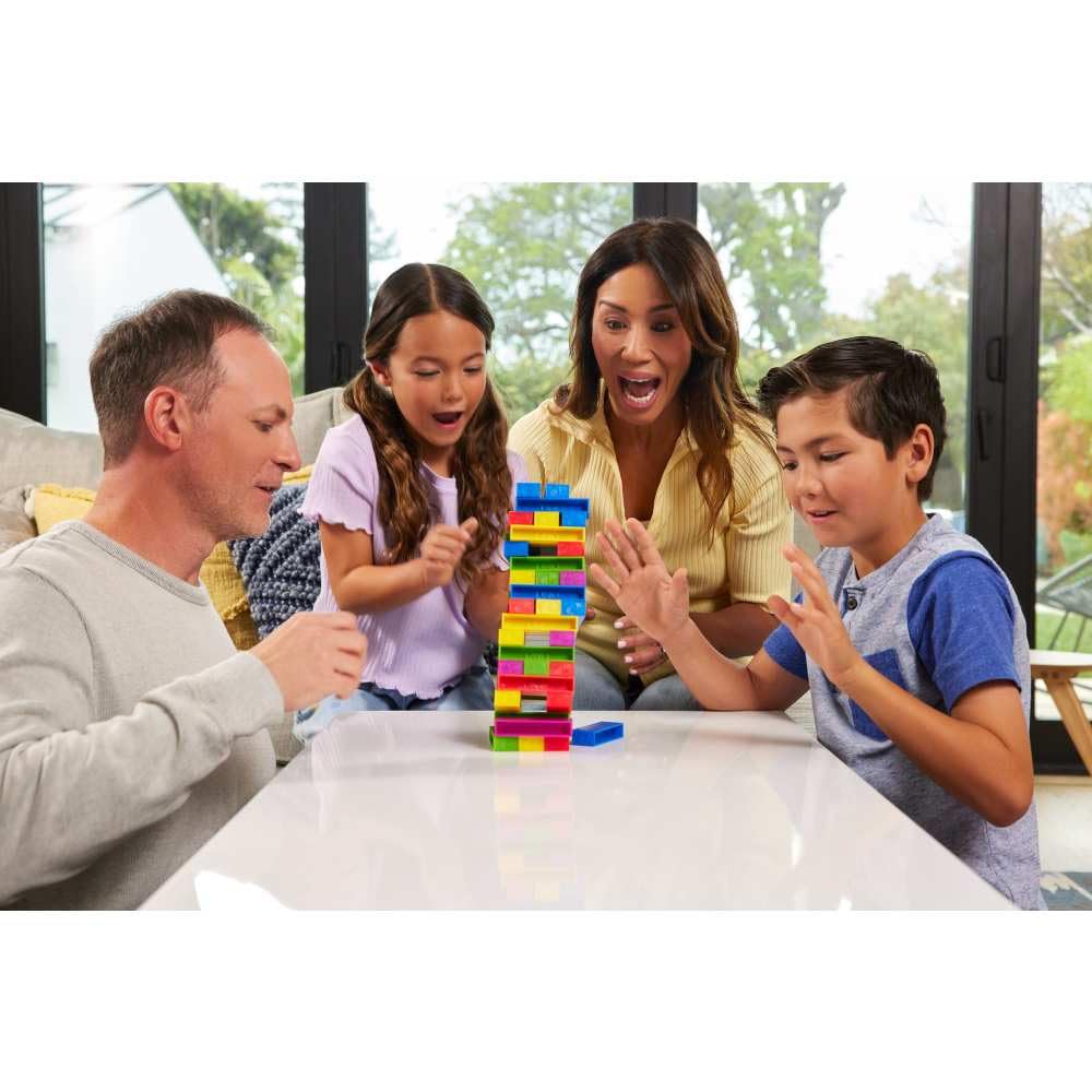 Mattel Games UNO Stacko: 45-Block Stacking UNO for Kids & Family