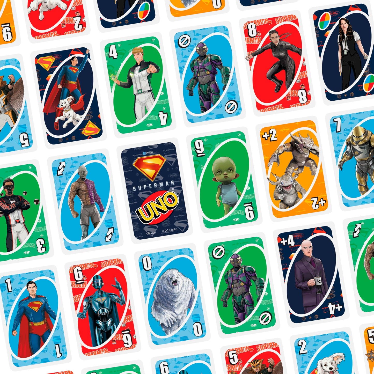 Mattel Games UNO Superman Card Game – Family Nights and Movie-Inspired Fun