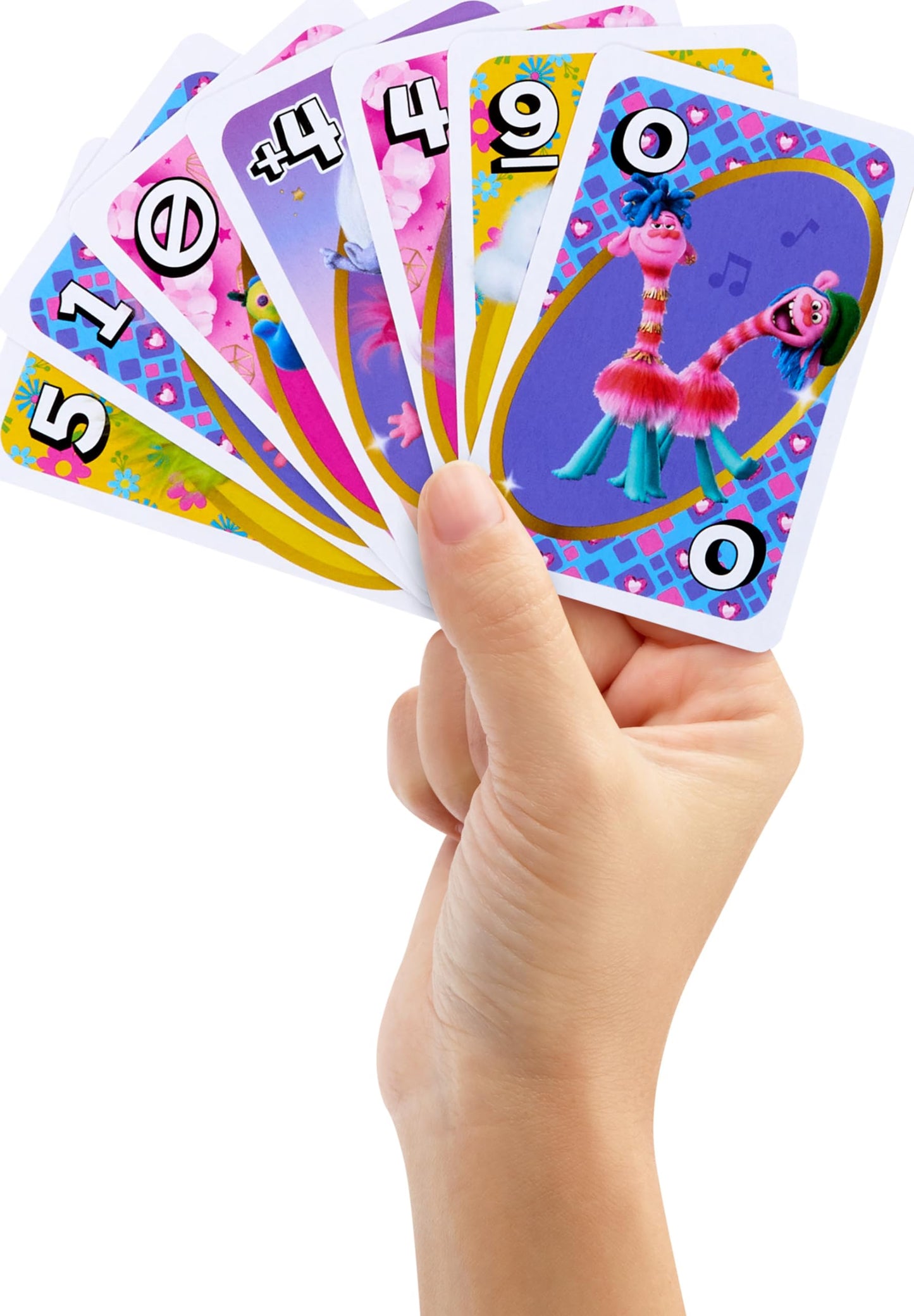 Mattel Games UNO Trolls 3: Band Together Card Game for Kids & Family (2-10 Players)