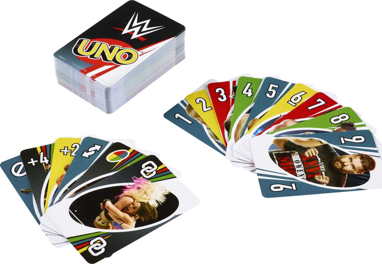 Mattel Games UNO WWE Edition Card Game — 2-10 Players, Ages 7+