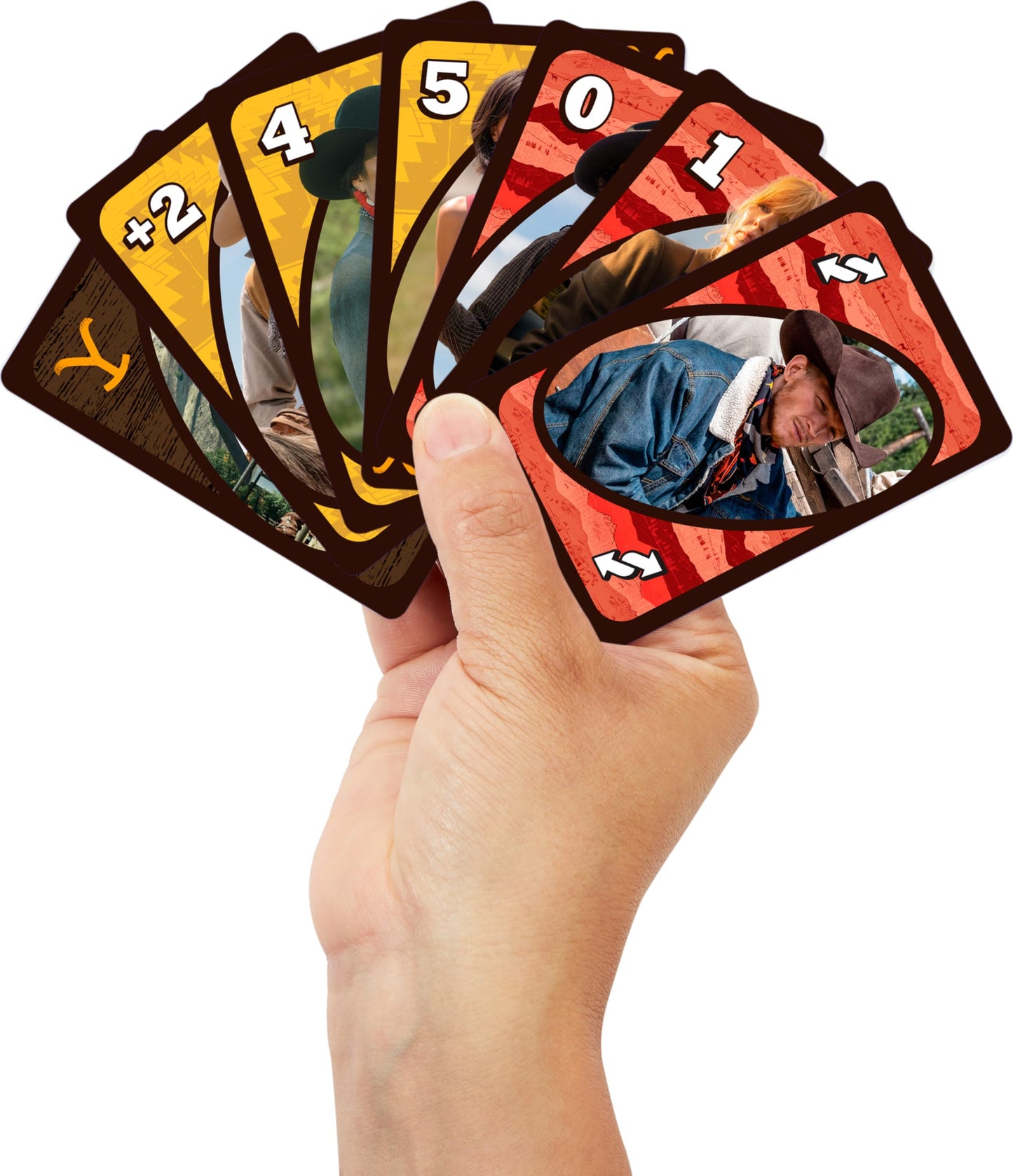 Mattel Games UNO Yellowstone Card Game – Family & Party Night with Yellowstone Brand Rule