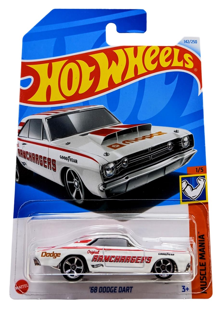 Mattel Hot Wheels 1968 Dodge Dart – Musclemania Series 1/5 Die-Cast 1:64
