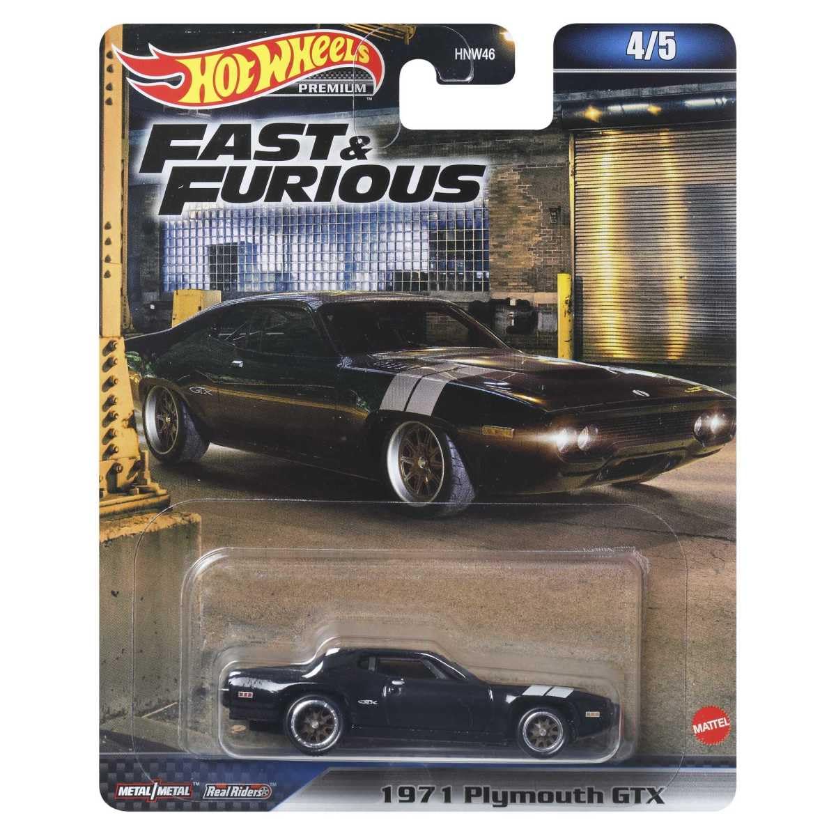 Mattel Hot Wheels 1971 Plymouth GTX HNW55 – Collectible Die-Cast Car