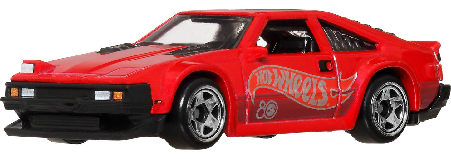Mattel Hot Wheels 8-Pack 1:64 Die-Cast Cars & Trucks – 80th Anniversary Deco