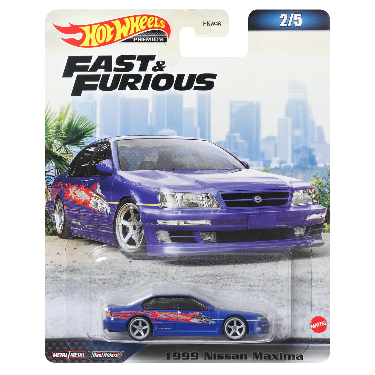 Mattel Hot Wheels 1999 Nissan Maxima HKD23 – Die-Cast Toy Car