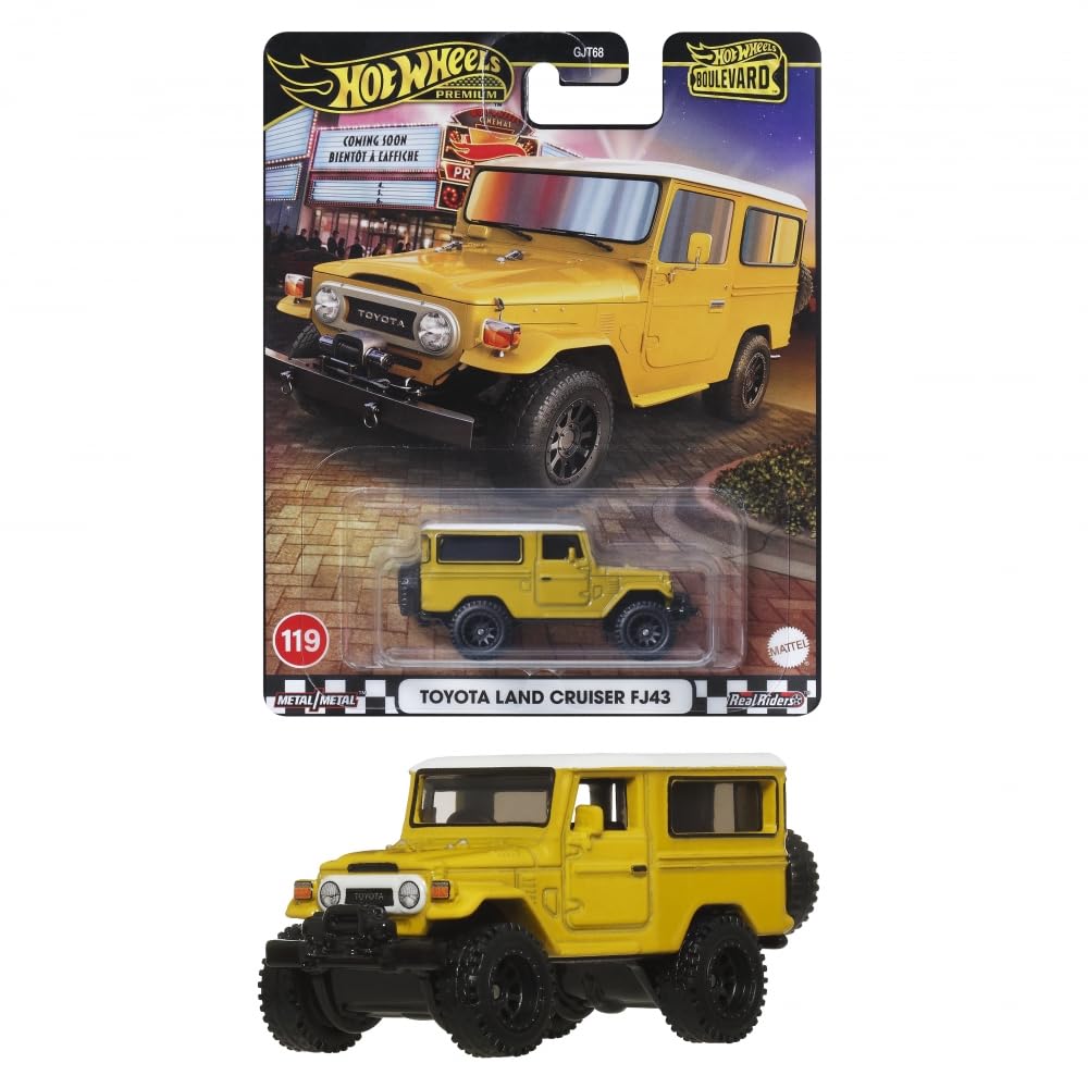 Hot Wheels Premium Boulevard Toyota Land Cruiser FJ43 – Mattel Toys