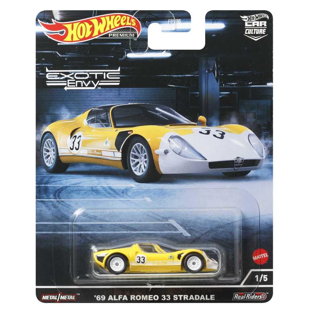 Mattel Hot Wheels Car Culture Circuit Legends 1969 Alfa Romeo 33 Stradale HCJ91