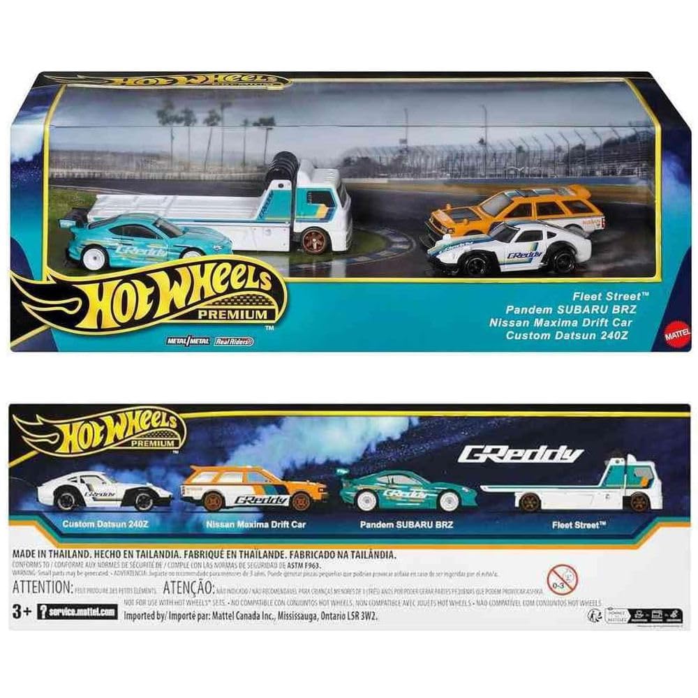 Mattel Hot Wheels Premium BRE Datsun 1:64 Set of 4 Collector's Vehicles